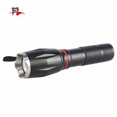 China Emergency Zoomable 2 Modes 220LM T6+COB Hunting Waterproof Torch Light Led Flashlight for sale