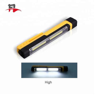 China Work Repairing Super Bright Handheld Waterproof Flashlight Pen With Magnet Mini 2cob Led Work Light for sale