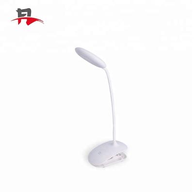 China 2021 Adjustable Shade 5W Amazon USB Power Led Desk Lamp USB Clip Bed Reading Book Night Light LED Foldable Table Lamp for sale