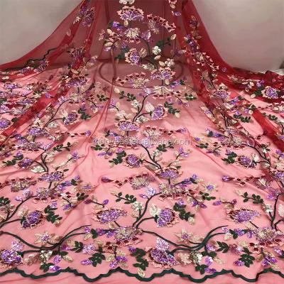 China Beautiful Sustainable African Cord Lace Fabric For Women Nigerian French Lace Fabric For Wedding for sale