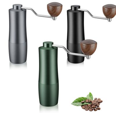 China Stainless Steel Viable Conical Burrs Adjustable ODM Coffee Grinder Manual Coffee Bean Grinder for sale