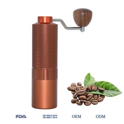 China Italy Small Espresso Coffee Machine Hand Coffee Grinder Mill With Grinder Eco-friendly Turkish Premium Manual for sale