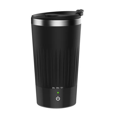 China Customized Sustainable Drinking Logo Bluetooth Coffee CupTravel Electric Automatic Cup Self Stirring Mug for sale