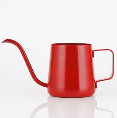 China Viable Wholesale Tea Kettle Drip Kettle Bartender Pour Over Coffee Stainless Steel Copper Pot for sale