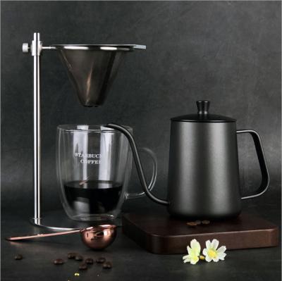 China Sustainable 350ml Coffee Drip Kettle Gooseneck Coffee Kettle for Coffee or Tea for sale