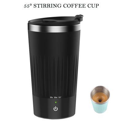 China Sustainable automatic magnetic self mixing cup with 3 speed mixing function stirring cup with shaftless radio for protein powder for sale