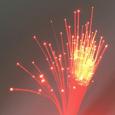 China PMMA Diameter 0.75mm Fiber Glow Plastic Optic Fiber Optic Stick For Kids Playroom Decoration for sale