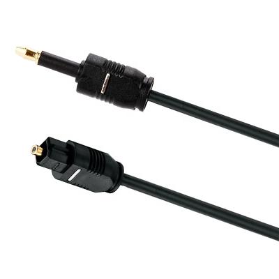 China DVD Player Mini Digital Audio Fiber Cable Toslink To Mini Toslink Cable Fiber Optic Voice Line DAS8-18 for sale