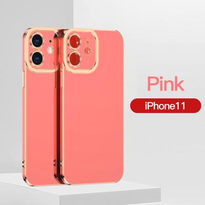 China Shockproof Fashion Plating Frosted Phone Case For iPhone11 for sale