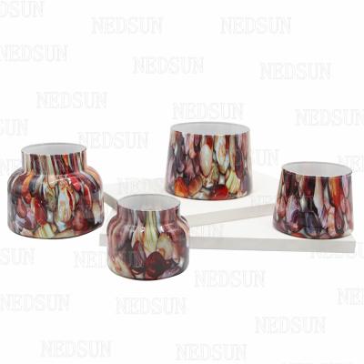 China Wholesale luxury luxury glass candle holder for home decor for sale