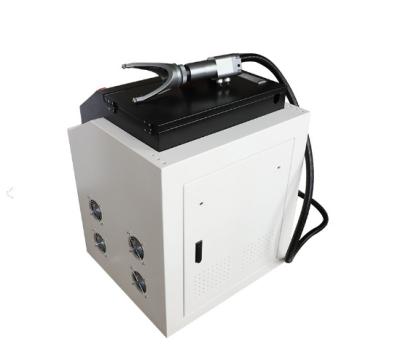 China High Energy Hand-held Fiber Laser Cleaning Equipment 120W Laser Paint Stripping for sale