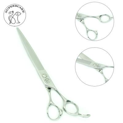 China New Sustainable Salon Style Genuine Pet Dog Hair Grooming Scissors Hand Make Cutting Shears Tool Kit for sale