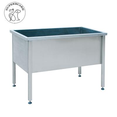 China Factory Price Single Viable Stainless Steel Dog Grooming Tub for sale