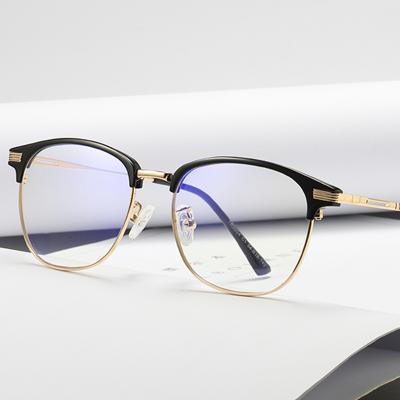 China Blue Light Blocking Designer Fashion Glasses Frames Fashionable Glasses Anti Safety Men Optical Frame for sale