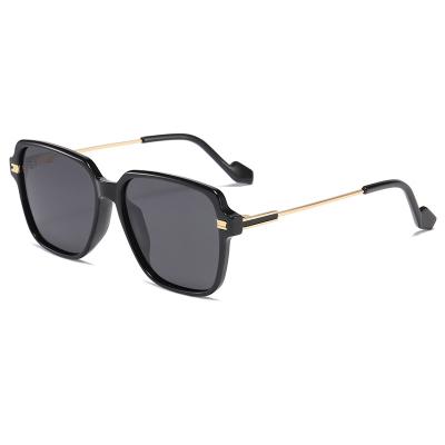 China Luxury Fashion Sunglasses Sunglass Custom Metal Frame Polarized Retro Fashion Ladies Sunglasses Women for sale