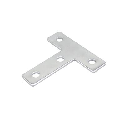 China 2020 Steel Manufacturer Customized Aluminum Connecting Plate Silver Steel Aluminum Connecting Plate for sale