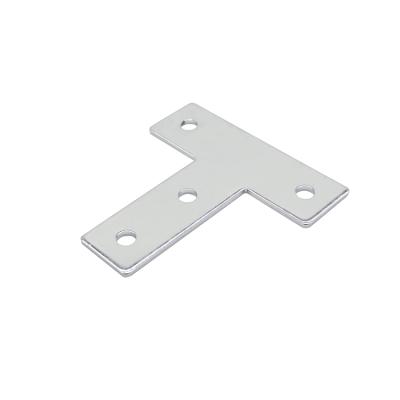 China Manufacturer Steel Custom Aluminum Connecting Plate 30 T Shaped Aluminum Connecting Plate for sale