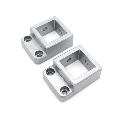 China 4040 aluminum connectors between industrial bent and extruded profiles and fixed ground support steel profiles for sale