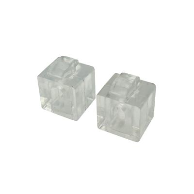 China Factory hot sale plastic to connect two profiles transparent plastic trim plate aluminum connection block for sale