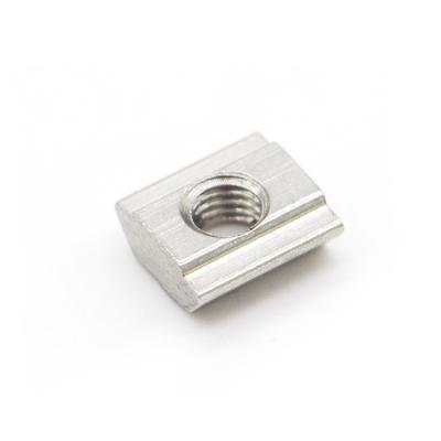 China Heavy industry profile nut 304 stainless steel slider nut 2020 series slider t-type nut for sale