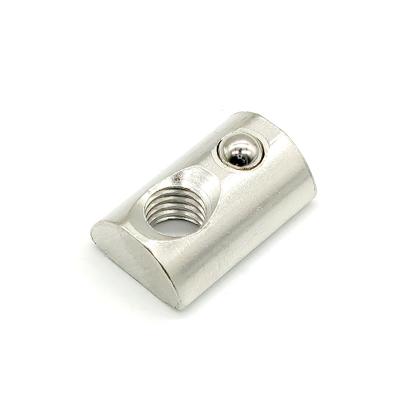 China Heavy Industry Aluminum Profile Nut Connecting Accessories 45 Series T-Spline Nut Steel Nut for sale