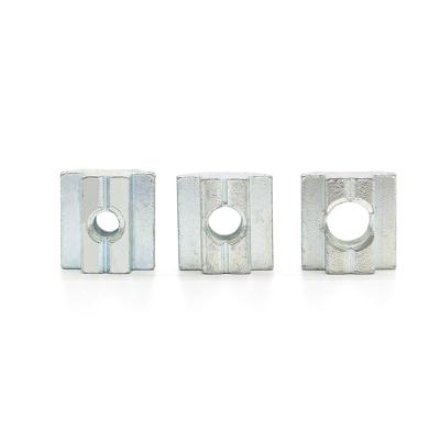 China Heavy Industry Steel Nut Aluminum Profile Accessories 45 Series Slider Nut for sale