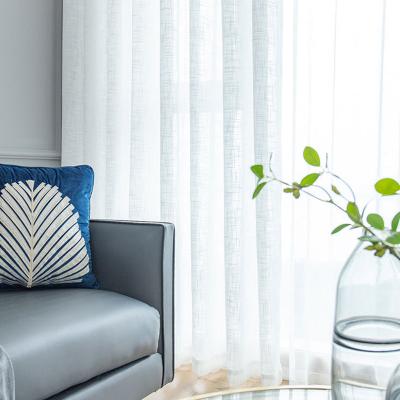 China High Quality Sheer Decoration Voile Window Curtain Shade Curtain For Home Hotel Resturant for sale