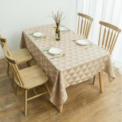 China Floral-Jacquard Jacquard Tablecloth New Design Tablecloth Modern Style Table Cloth Fabric For Dining for sale