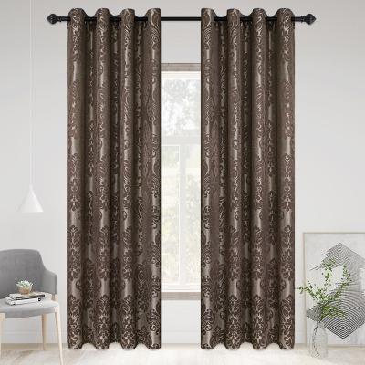 China Blackout Highly Recommended Lastest Demostive Jacquard Woven Plain Color Curtain Jacquard Curtain for sale