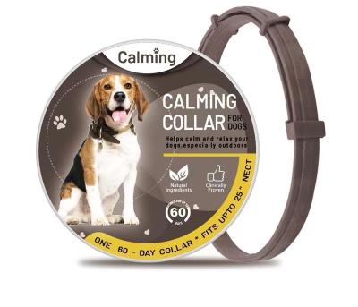 China Pet Collars Cat Calming Collar Safe And Waterproof Calm Dog Stocked Calming Collar for sale