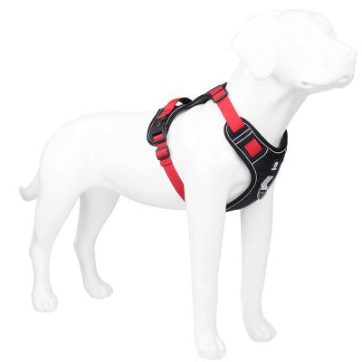 China Hot Sale 2022 Dog Harness Reversible Custom Pattern Stocked Reflective Pet Harness Dog Harness Explosion-proof for sale