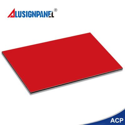 China Modern UV Resistant Wall Panel PVDF Decorative Aluminum Composite Panel Building Material ACP / ACM for sale