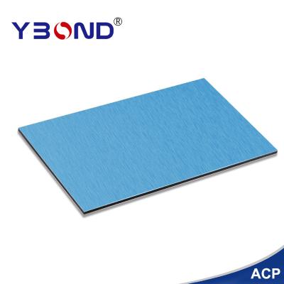 China Brushed Type Modern Decorative Material Aluminum Composite Panel Panel Manufacturer for sale