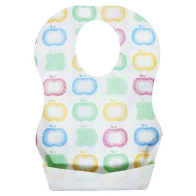 China Waterproof Antibacterial Sterile Disposable Kids Baby Eat Bibs With Pocket Infant Toddler Scarf Saliva Towel Baby Bib for sale