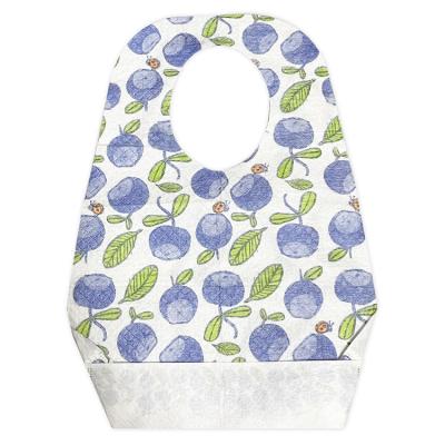 China Wholesale Antibacterial Waterproof Cute Custom Printed Paper Baby Disposable Absorbent Portable Bibs For Consumption for sale