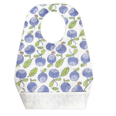 China Wholesale Antibacterial Nonwoven Waterproof Cute Disposable Baby Bibs For Traveling for sale