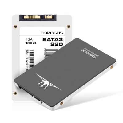 China Hot Selling Plastic Case TOROSUS 2.5inch SATA3 SSD 120GB SSD Solid State Hard Drive for PC or Laptop for sale