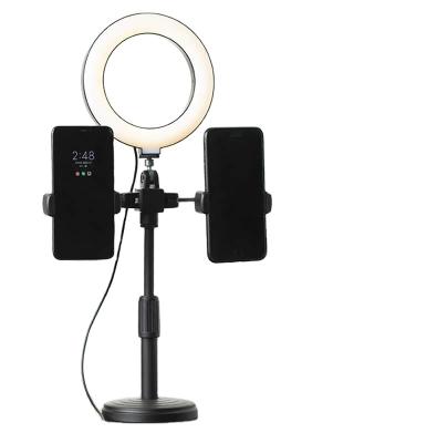 China 10 Inch Dimmable Selfie Photographic Beauty Led Ring Light Mobile Phone Holder D 26cm With Tripod Stand for sale