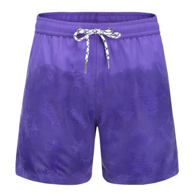 China Breathable Color Changes Waist Temperature Swimwear Elastic Swimming Trunk Swim Shorts Board Abbreviation Summer Beach For Men for sale