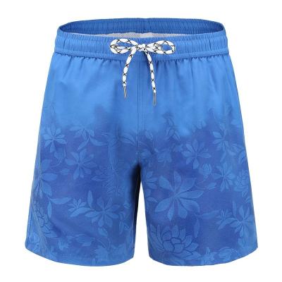 China 2021 Style Beach Shorts Breathable Potential Men Color Changes Swimming Short Trunks Summer Swimwear Swimwear Shorts Quick Dry for sale