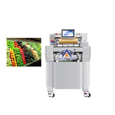 China High Efficiency Food Fresh Sealer Tea Box Stretcher Food PVC Cling Film Packing Wrapping Machine for sale