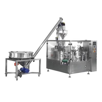 China Food Premade Pouch Packing Machine Automatic High Speed ​​Rotary Fill And Seal Packing Machine Price for sale