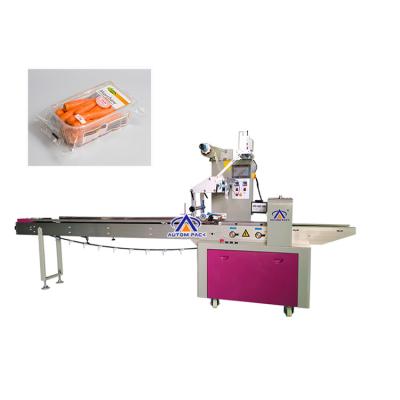 China Full Automatic Food Fruit And Vegetable Weighing And Packing Machine With Label for sale