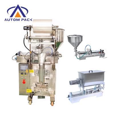 China Automatic Food Honey Tomato Paste Sachet Pouch Liquid Packing Machine for sale