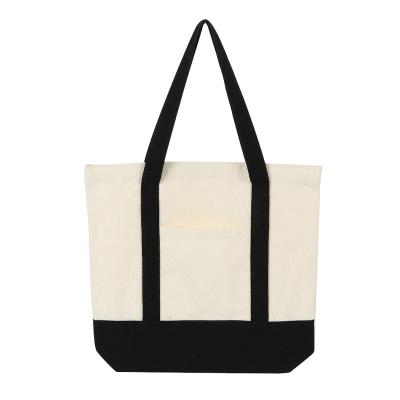 China Durable/Eco/Reusable Single Shoulder Cotton Canvas Reusable White and Empty Tote Bag for sale