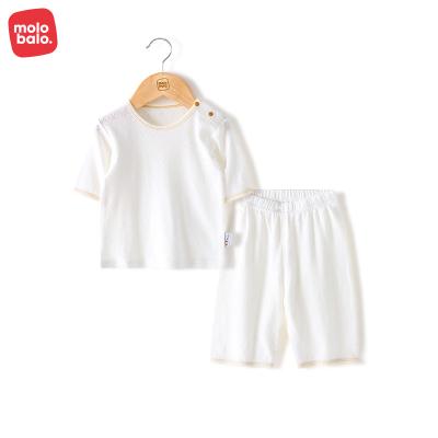 China Breathable Baby Clothing 2 Pieces Sets Summer Shorts Sleeve Pure Cotton Baby Clothes Outfits Toddlers Clothing Quantity OEM for sale