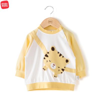 China 2022 New Arrival Baby Anti-Shrink Hoodies Spring T-shirts Terry Cotton Kids Organic Autumn Baby Sweatshirt for sale