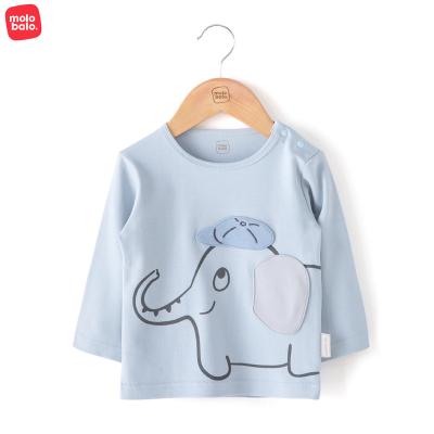 China 100% Cotton Spring Autumn Baby T-shirts 100% Cotton Baby Hoodies Pullover Tops Baby Boy Sweatshirt for sale