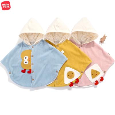 China 2022 Winter Anti-Shrink Baby Clothes Hooded Coat Corduroy Cute Baby Mask Thick Baby Boys Outwear for sale