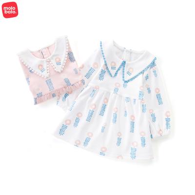 China Washable Long Sleeve Baby Dresses Infant Babies Clothing OEM ODM Babies Dresses for sale